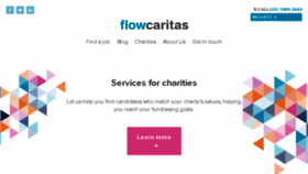 What Flowcaritas.co.uk website looked like in 2018 (5 years ago)