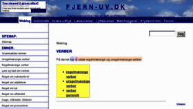 What Fjern-uv.dk website looked like in 2018 (5 years ago)