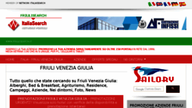 What Friulisearch.it website looked like in 2018 (5 years ago)