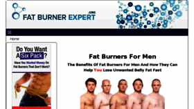 What Fatburnerexpert.org website looked like in 2018 (5 years ago)