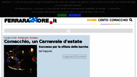 What Ferrara24ore.it website looked like in 2018 (5 years ago)