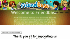 What Friendbase.com website looked like in 2018 (5 years ago)