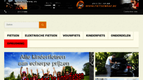 What Fietsenraf.be website looked like in 2018 (5 years ago)