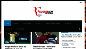 What Federerism.com website looked like in 2018 (5 years ago)