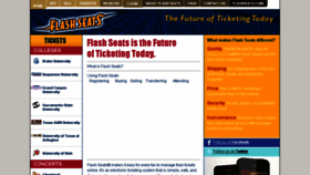 What Flashseats.com website looked like in 2018 (5 years ago)