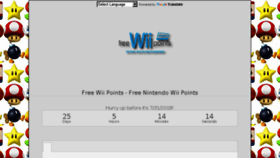 What Freewiipointsforever.com website looked like in 2018 (5 years ago)