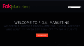 What Fokm.co.uk website looked like in 2018 (7 years ago)