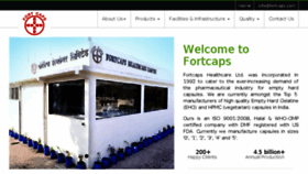 What Fortcaps.com website looked like in 2018 (5 years ago)