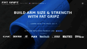 What Fatgripz.com website looked like in 2018 (5 years ago)