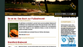 What Fussballwurst.de website looked like in 2018 (5 years ago)