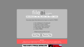 What Fileai.com website looked like in 2018 (5 years ago)