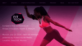 What Fittechsummit.com website looked like in 2018 (5 years ago)