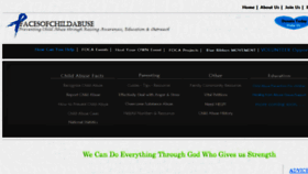 What Facesofchildabuse.org website looked like in 2018 (7 years ago)
