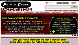 What Foldacoverfactorystore.com website looked like in 2018 (5 years ago)