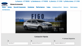 What Fordgimsa.mx website looked like in 2018 (5 years ago)