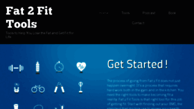 What Fat2fittools.com website looked like in 2018 (5 years ago)