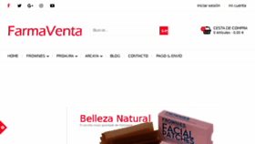 What Farmaventa.es website looked like in 2018 (5 years ago)