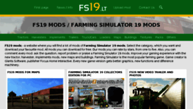 What Fs19.lt website looked like in 2018 (5 years ago)