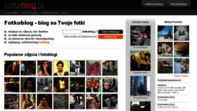 What Fotkoblog.pl website looked like in 2018 (5 years ago)