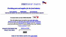 What Fixitshop.com website looked like in 2018 (5 years ago)