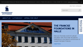 What Francke-halle.de website looked like in 2018 (5 years ago)
