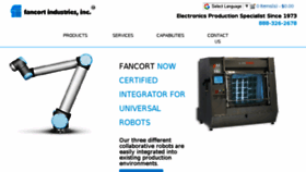 What Fancort.com website looked like in 2018 (5 years ago)