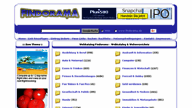What Findorama.de website looked like in 2018 (5 years ago)