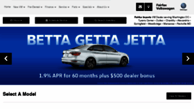 What Fairfaxvw.com website looked like in 2018 (5 years ago)