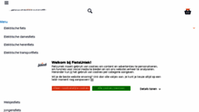 What Fietsuniek.nl website looked like in 2018 (5 years ago)