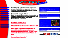 What Flirtkurs.ch website looked like in 2018 (5 years ago)