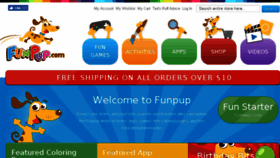 What Funpup.com website looked like in 2018 (5 years ago)