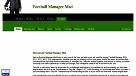 What Footballmanagermad.com website looked like in 2018 (5 years ago)