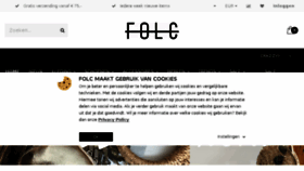 What Folc.nl website looked like in 2018 (5 years ago)