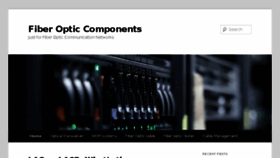 What Fiber-optic-components.com website looked like in 2018 (5 years ago)