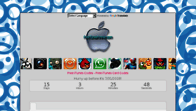 What Freeitunesforever.com website looked like in 2018 (5 years ago)