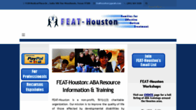 What Feathouston.org website looked like in 2018 (5 years ago)