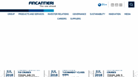 What Fincantieri.it website looked like in 2018 (5 years ago)
