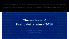 What Festivaletteratura.it website looked like in 2018 (5 years ago)