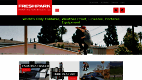 What Freshpark.com website looked like in 2018 (5 years ago)