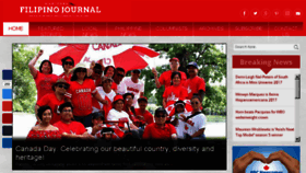 What Filipinojournal.com website looked like in 2018 (5 years ago)