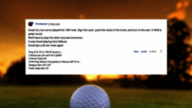 What Freegolfinfo.com website looked like in 2018 (5 years ago)