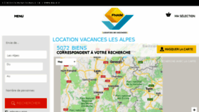 What Fnaim-vacances-alpes.com website looked like in 2018 (5 years ago)