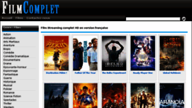 What Filmcomplet.tv website looked like in 2018 (7 years ago)