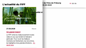 What Fiff.ch website looked like in 2018 (5 years ago)