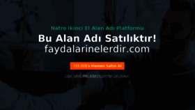 What Faydalarinelerdir.com website looked like in 2018 (5 years ago)