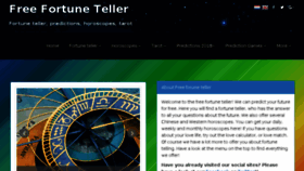 What Free-fortuneteller.com website looked like in 2018 (5 years ago)