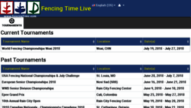 What Fencingtimelive.com website looked like in 2018 (5 years ago)