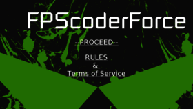 What Fpscoderforce.com website looked like in 2018 (5 years ago)