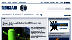 What Funkschau.de website looked like in 2018 (5 years ago)