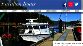 What Farallonboats.com website looked like in 2018 (5 years ago)